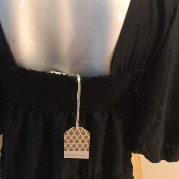 Beautiful black dress, NWT, size L - Picture 3 of 5